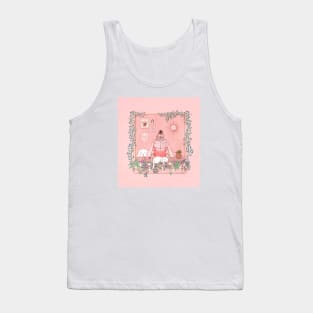 STAY AT HOME_READING Tank Top